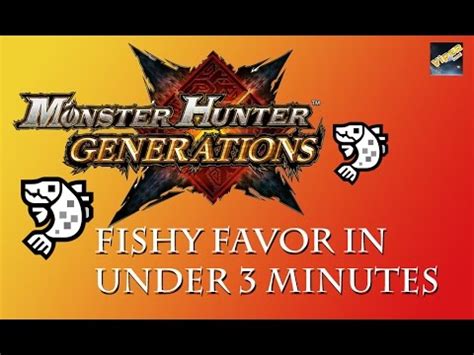wanchovy mhgu|The QUICK way to do Fishy Favor .